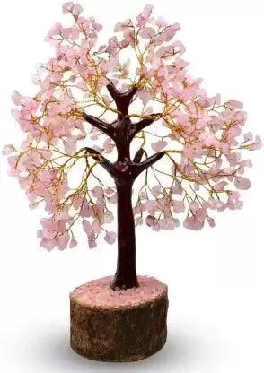Rose Quart Crystal Wishing Tree by Brahmatells