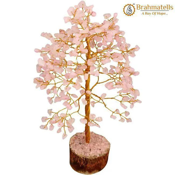 Rose Quart Crystal Wishing Tree by Brahmatells