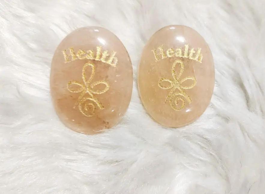 Rose Quartz Crystal with Zibu Sign | Brahmatells by Brahmatells