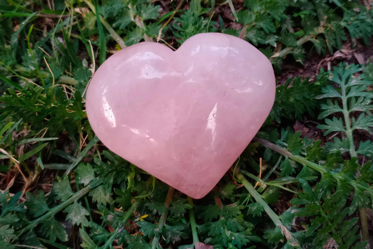 Rose Quartz Heart by Brahmatells