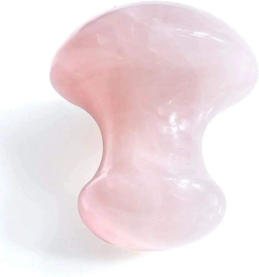 Rose Quartz Mushroom Gua Sha | Brahmatells by Brahmatells