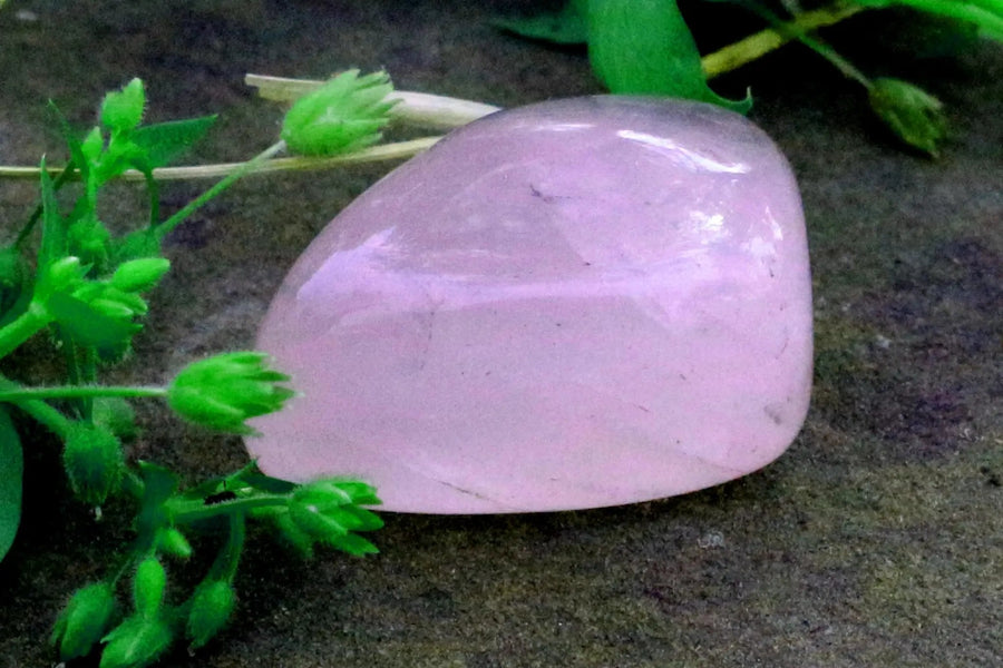 Rose Quartz Tumble Oval by Brahmatells