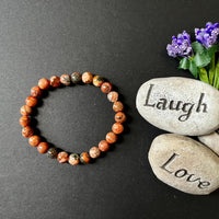 Rosophia Azeztulite Crystal Bracelet | Natural 8MM Beaded Jewelry by Brahmatells