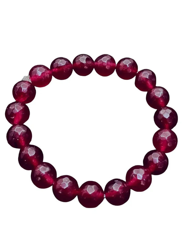 Ruby Jade Gemstone Bracelet | Style & Confidence by Brahmatells