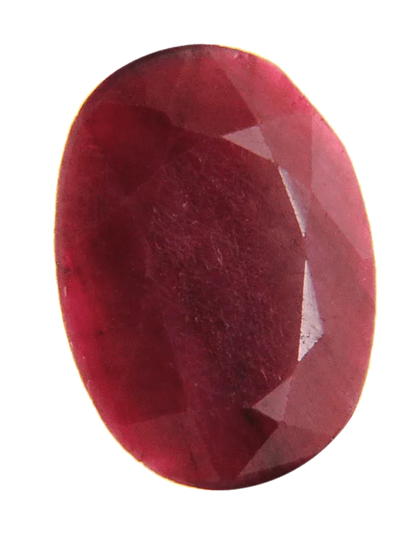 Ruby Manak cherry-red-oval BTR123GSM by Brahmatells