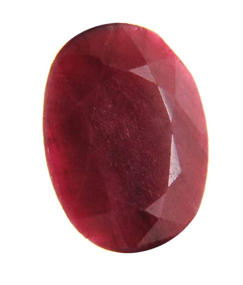 Ruby Manak cherry-red-oval BTR123GSM by Brahmatells