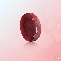 Ruby Manak cherry-red-oval BTR123GSM by Brahmatells