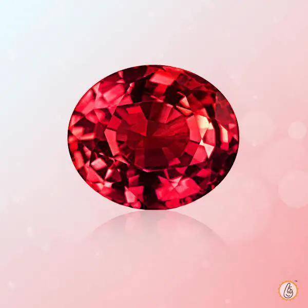 Ruby Manak oval-apple-red BTR125GSM by Brahmatells