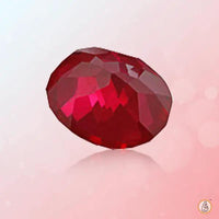 Ruby Manak oval-blood-red BTR130GSM by Brahmatells
