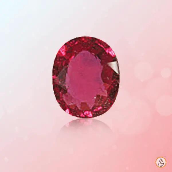 Ruby Manak oval BTR101GSM by Brahmatells
