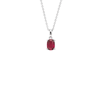 Ruby Manak Oval Cushion Pendant - Radiant Sun Energy | Brahmatells by Brahmatells