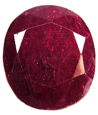 Ruby Manak oval-jam-red BTR124GSM by Brahmatells