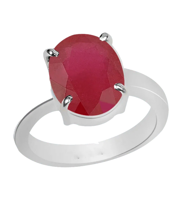 Ruby Manak Oval Light-Red Ring | Brahmatells Astrological Collection by Brahmatells