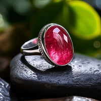 Ruby Manak Oval Natural Ring - Embrace the Sun's Energy | Brahmatells by Brahmatells