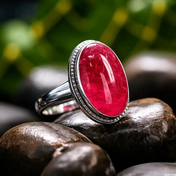 Ruby Manak Oval Natural Ring - Embrace the Sun's Energy | Brahmatells by Brahmatells