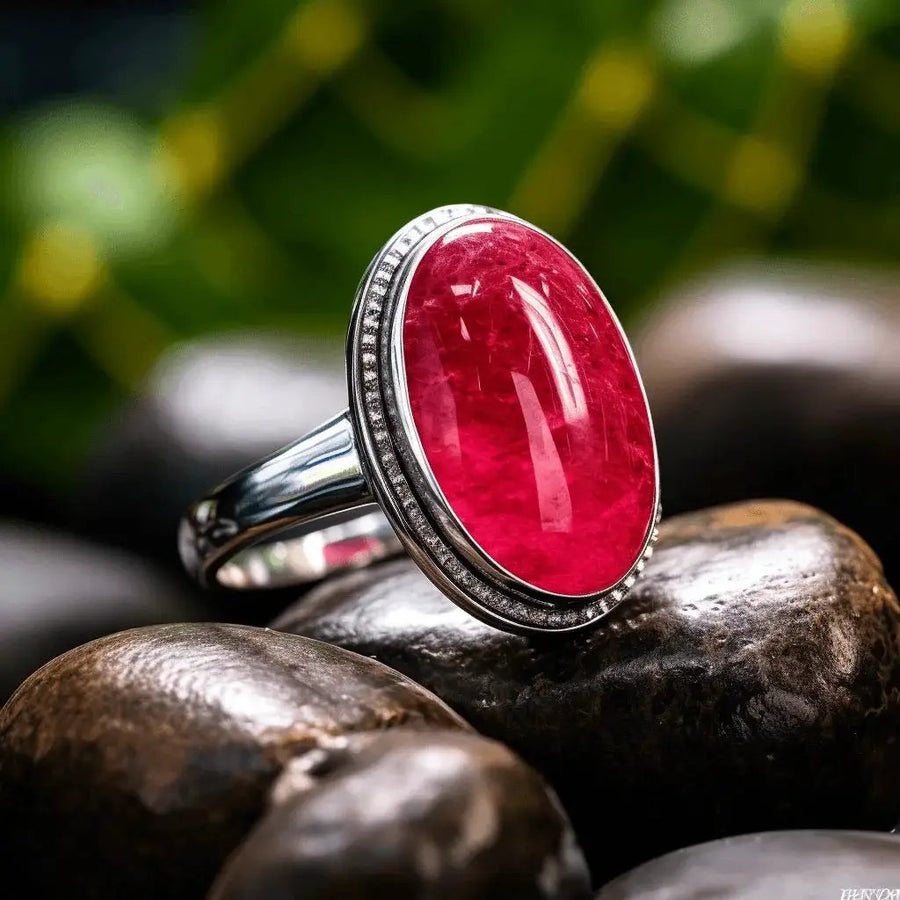 Ruby Manak Oval Natural Ring - Embrace the Sun's Energy | Brahmatells by Brahmatells
