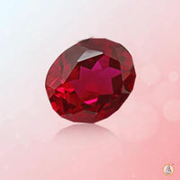 Ruby Manak ovale-wine-red BTR128GSM by Brahmatells