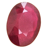 Ruby Manak rose-oval BTR121GSM by Brahmatells