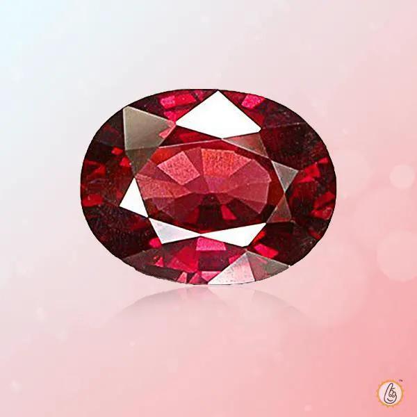 Ruby Manak soft-oval BTR103GSM by Brahmatells