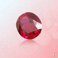 Ruby Manak wine-red-oval BTR129GSM by Brahmatells