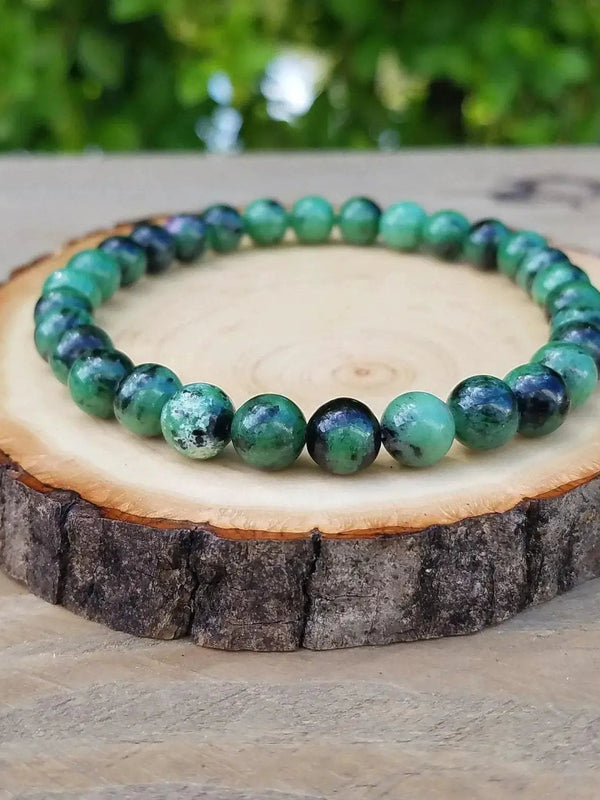 Ruby Zoisite Bracelet: Harmony of Passion and Patience | Brahmatells by Brahmatells