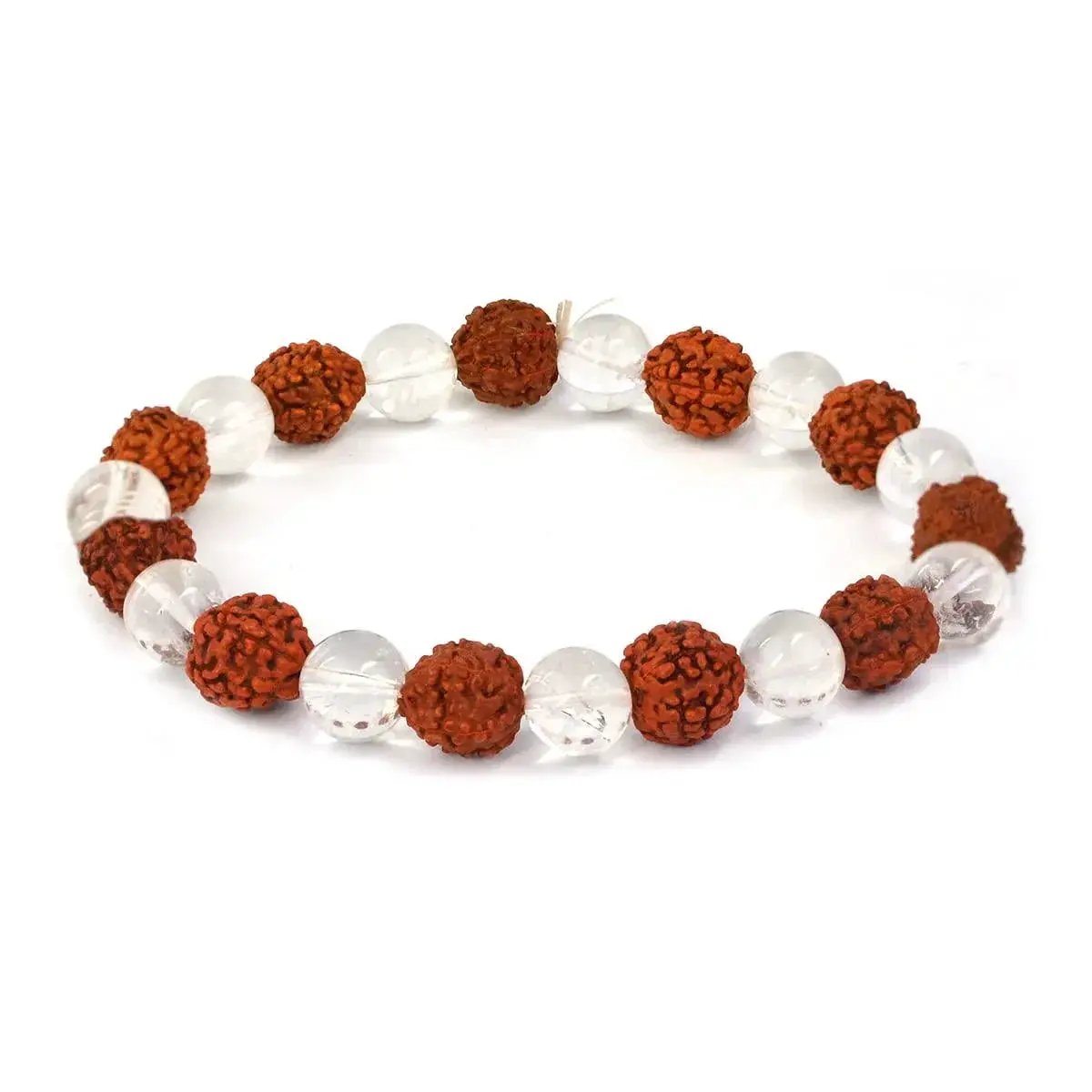 Rudraksha & Crystal Healing Bracelet | Brahmatells by Brahmatells