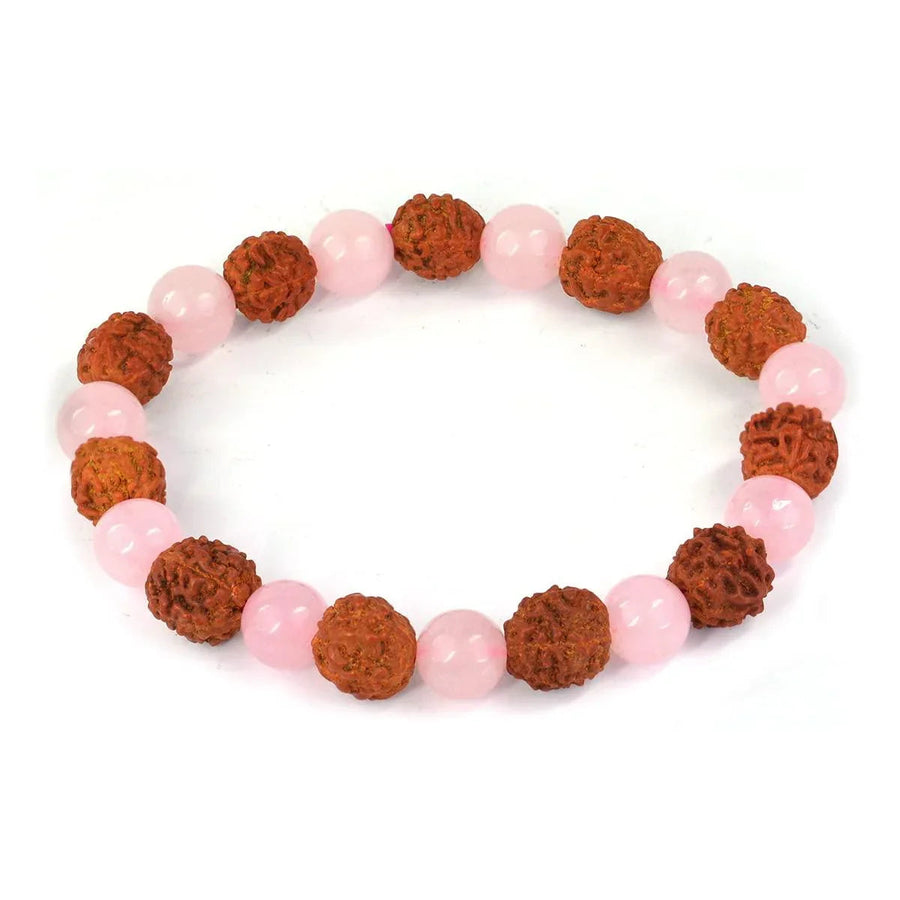 Rudraksha & Crystal Healing Bracelet | Brahmatells by Brahmatells