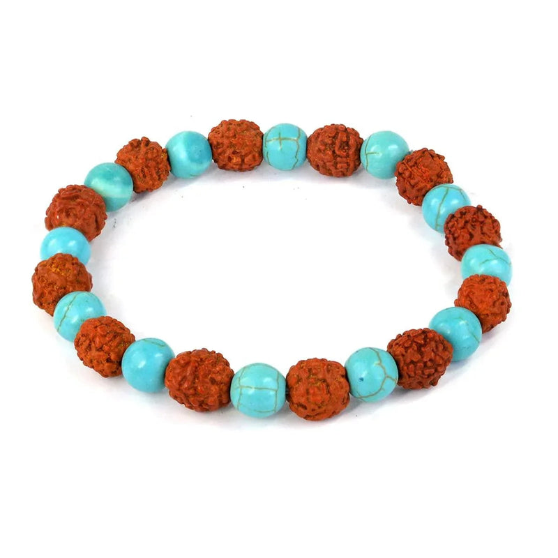 Rudraksha & Crystal Healing Bracelet | Brahmatells by Brahmatells