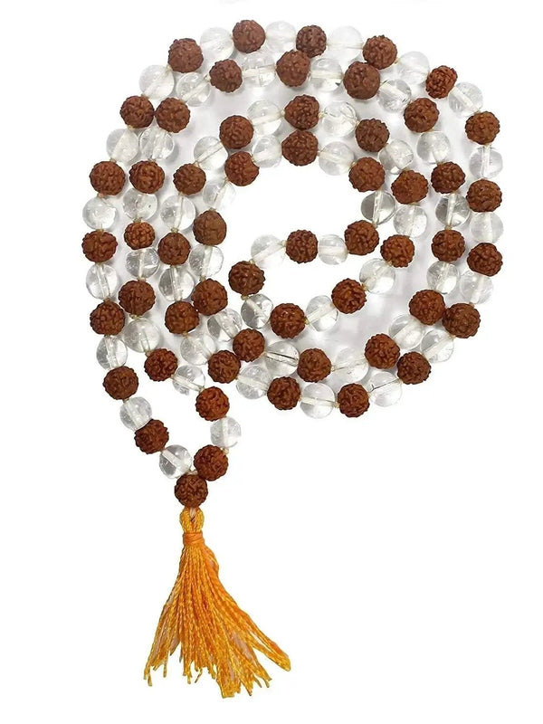 Rudraksha & Sphatik Mala for Spiritual Growth & Peace | Brahmatells by Brahmatells