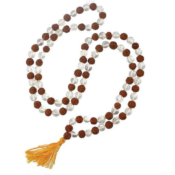 Rudraksha & Sphatik Mala for Spiritual Growth & Peace | Brahmatells by Brahmatells