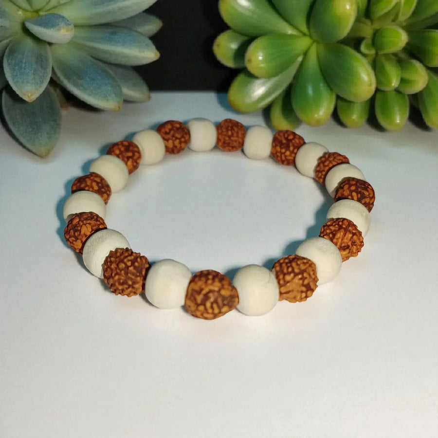 Tulsi Bead Bracelets with Sacred Variants – Brahmatells by Brahmatells