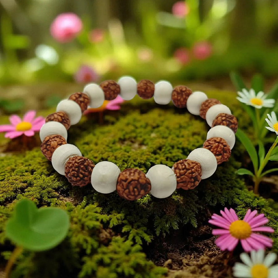 Tulsi Bead Bracelets with Sacred Variants – Brahmatells by Brahmatells