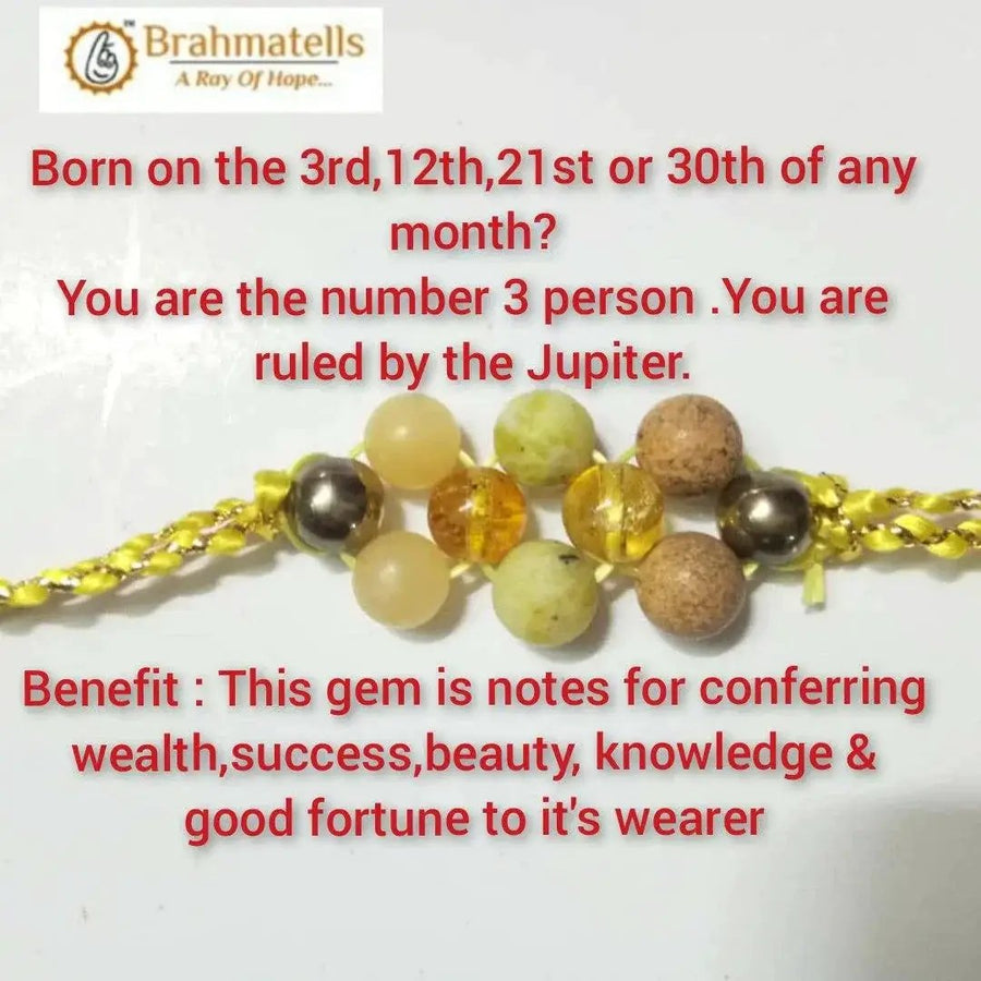 Ruling Number 3 Numerology Band by Brahmatells
