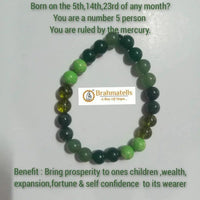 Ruling Number 5 Mercury-Inspired Bracelet - Prosperity & Confidence | Brahmatells by Brahmatells