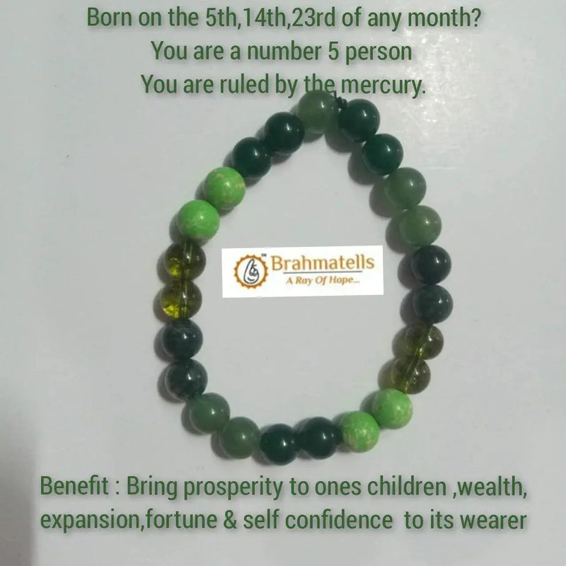 Ruling Number 5 Mercury-Inspired Bracelet - Prosperity & Confidence | Brahmatells by Brahmatells