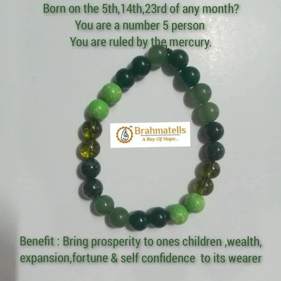 Ruling Number 5 Mercury-Inspired Bracelet - Prosperity & Confidence | Brahmatells by Brahmatells
