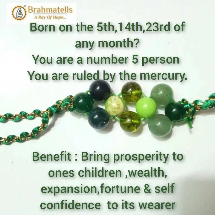 Ruling Number 5 Numerology Band by Brahmatells