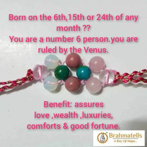 Ruling Number 6 Numerology Band by Brahmatells