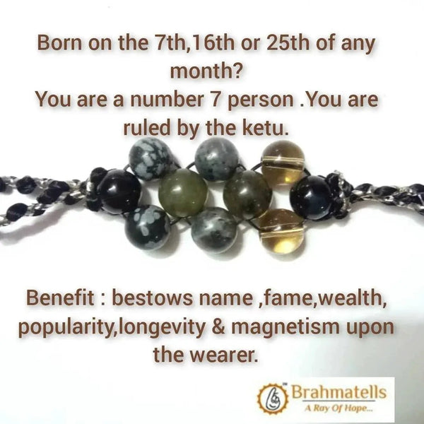 Ruling Number 7 Numerology Band by Brahmatells