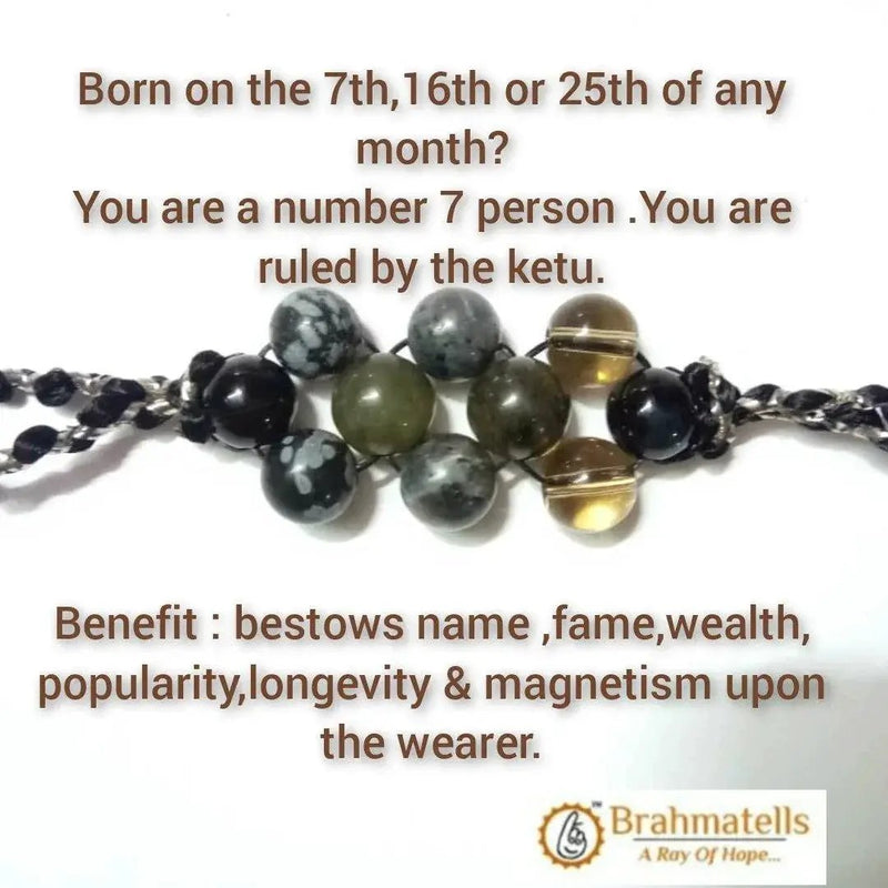 Ruling Number 7 Numerology Band by Brahmatells