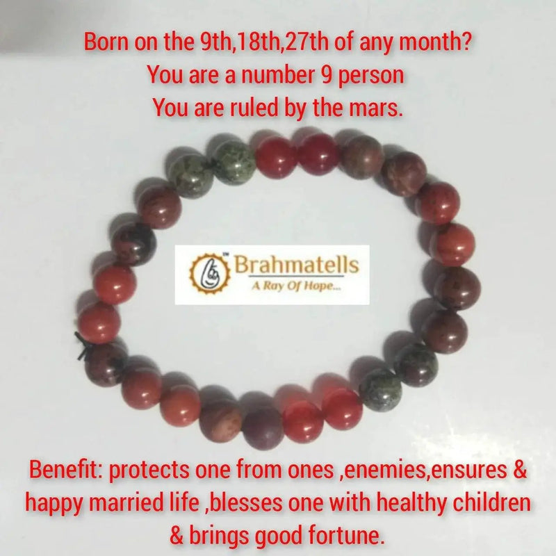 Ruling Number 9 Mars-Inspired Bracelet - Courage & Fortitude | Brahmatells by Brahmatells