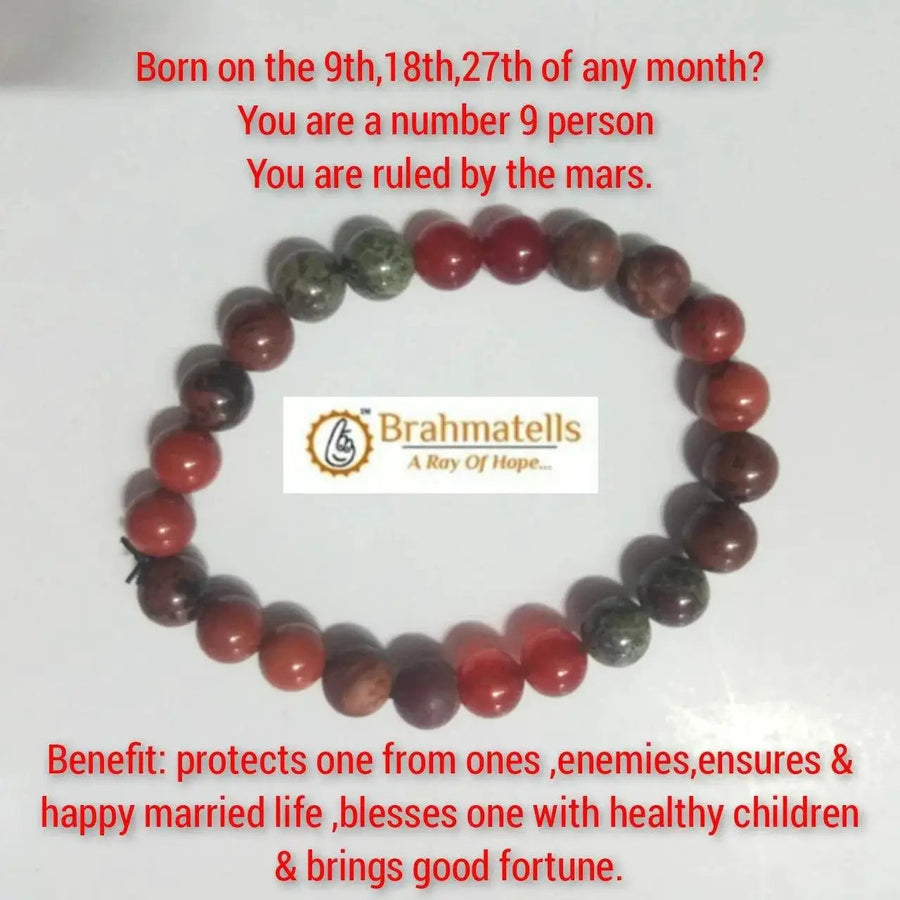 Ruling Number 9 Mars-Inspired Bracelet - Courage & Fortitude | Brahmatells by Brahmatells