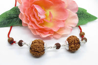 Sagittarius 5 Mukhi Rudraksha with Silver Caps | Nepal Beads by Brahmatells