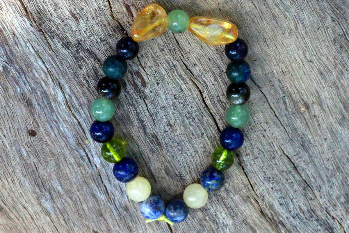 Sagittarius Zodiac Citrine Bracelet - Adventure & Optimism - Brahmatells by Brahmatells