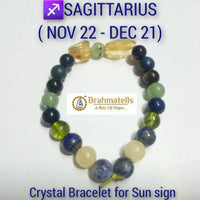 Sagittarius Zodiac Citrine Bracelet - Adventure & Optimism - Brahmatells by Brahmatells