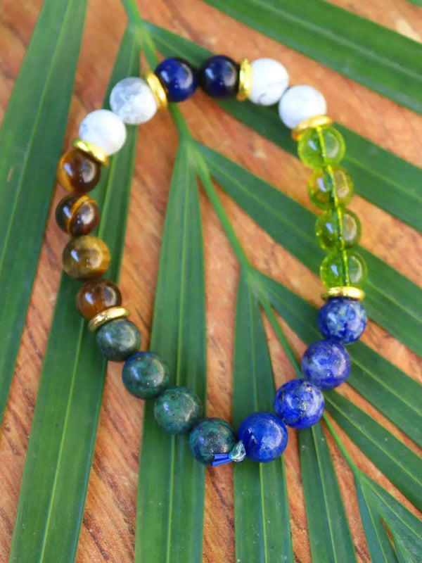 Sapphire Crystal Bracelet for September - Autumn's Elegance - Brahmatells by Brahmatells
