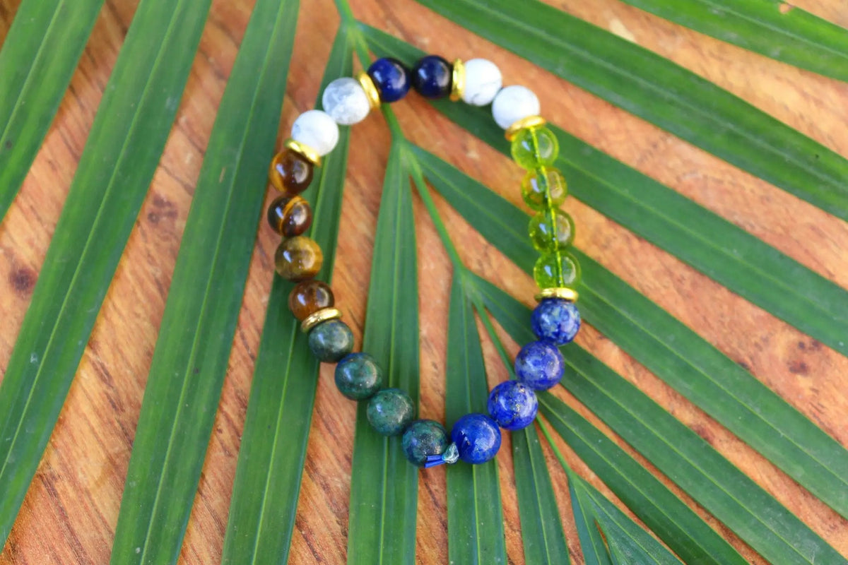 Sapphire Crystal Bracelet for September - Autumn's Elegance - Brahmatells by Brahmatells