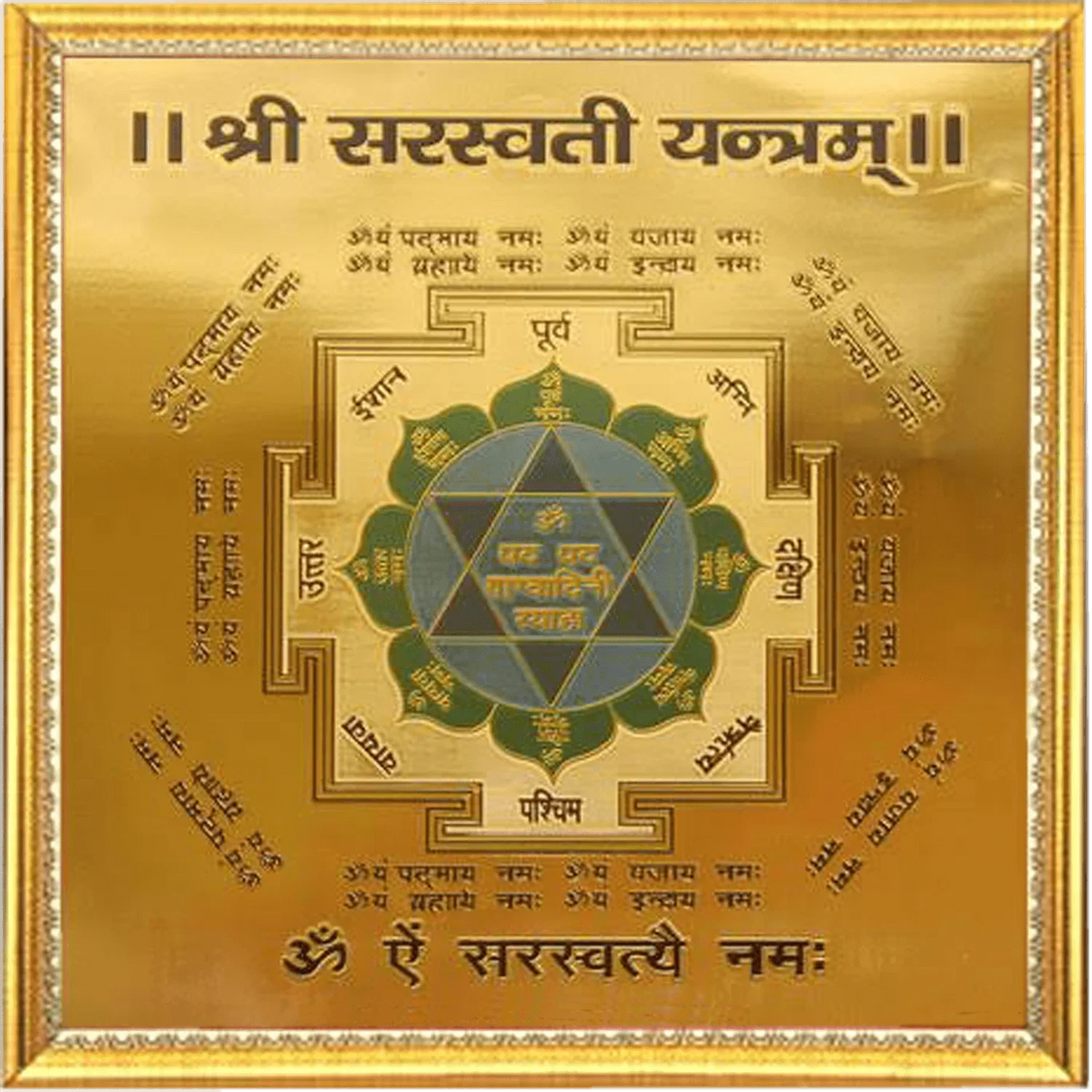 Saraswati-yantra by Brahmatells