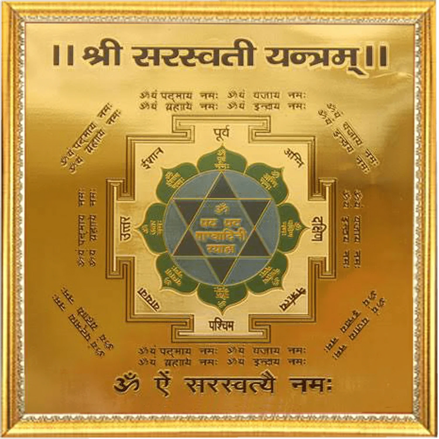 Saraswati-yantra by Brahmatells