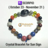 Scorpio Sodalite Crystal Bracelet - Intuitive & Passionate - Brahmatells by Brahmatells